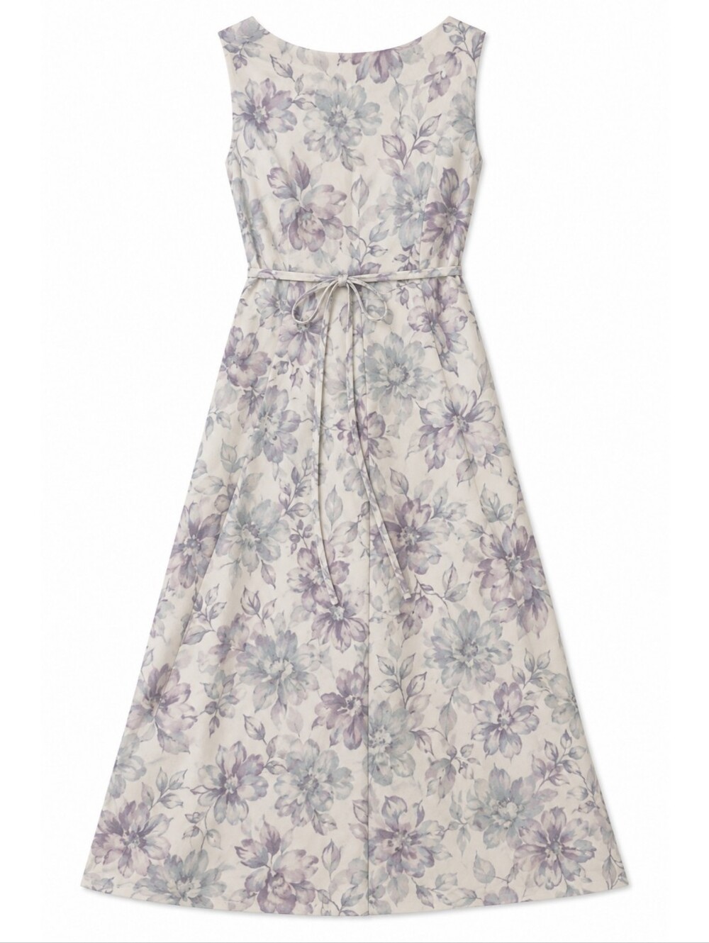 Vintage 90s All That Jazz Pastel Floral Maxi Dress